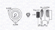 063380009010 Alternátor MAGNETI MARELLI