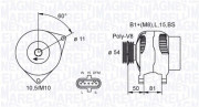 063731812010 Alternátor MAGNETI MARELLI