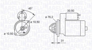 063521070240 żtartér MAGNETI MARELLI