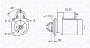 063522300070 żtartér MAGNETI MARELLI