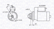 063521093570 żtartér MAGNETI MARELLI