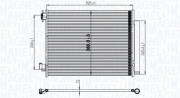 350203823000 Kondenzátor klimatizácie MAGNETI MARELLI