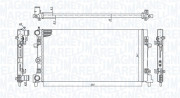 350213127900 Chladič motora MAGNETI MARELLI