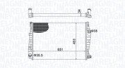 350213152000 Chladič motora MAGNETI MARELLI