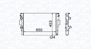 350213154000 Chladič motora MAGNETI MARELLI