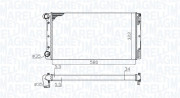 350213172000 Chladič motora MAGNETI MARELLI