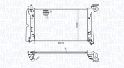 350213175800 Chladič motora MAGNETI MARELLI