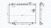 350213183500 Chladič motora MAGNETI MARELLI