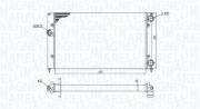 350213187600 Chladič motora MAGNETI MARELLI