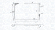 350213189800 Chladič motora MAGNETI MARELLI