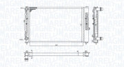 350213191700 Chladič motora MAGNETI MARELLI