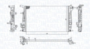 350213199200 Chladič motora MAGNETI MARELLI