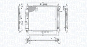 350213891000 Chladič motora MAGNETI MARELLI