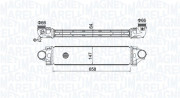 351319204990 Chladič plniaceho vzduchu MAGNETI MARELLI