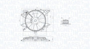 069422789010 Ventilátor chladenia motora MAGNETI MARELLI