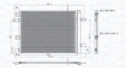 350203101200 Kondenzátor klimatizácie MAGNETI MARELLI