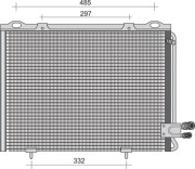 350203394000 Kondenzátor klimatizácie MAGNETI MARELLI