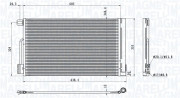 350203611000 Kondenzátor klimatizácie MAGNETI MARELLI