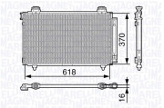 350203679000 Kondenzátor klimatizácie MAGNETI MARELLI