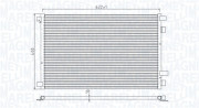350203932000 Kondenzátor klimatizácie MAGNETI MARELLI