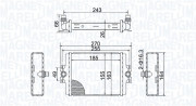 350213202500 Chladič motora MAGNETI MARELLI