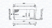 350213202800 Chladič motora MAGNETI MARELLI