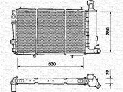 350213310000 Chladič motora MAGNETI MARELLI