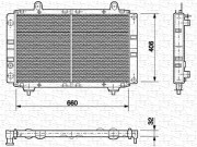 350213454000 Chladič motora MAGNETI MARELLI