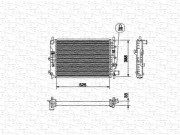 350213494000 Chladič motora MAGNETI MARELLI