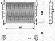 350213585000 Chladič motora MAGNETI MARELLI