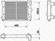 350213646000 Chladič motora MAGNETI MARELLI