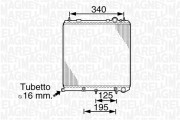 350213820000 Chladič motora MAGNETI MARELLI