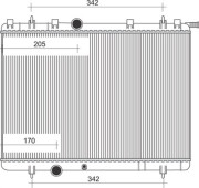 350213873000 Chladič motora MAGNETI MARELLI