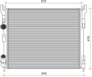 350213996000 Chladič motora MAGNETI MARELLI