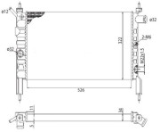 350213831003 Chladič motora MAGNETI MARELLI