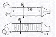 351319202360 Chladič plniaceho vzduchu MAGNETI MARELLI