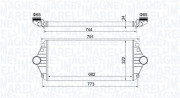 351319204600 Chladič plniaceho vzduchu MAGNETI MARELLI