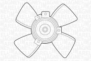 069422233010 Ventilátor chladenia motora MAGNETI MARELLI