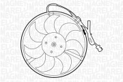 069422274010 Ventilátor chladenia motora MAGNETI MARELLI