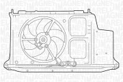 069422282010 Ventilátor chladenia motora MAGNETI MARELLI