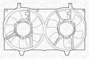 069422421010 Ventilátor chladenia motora MAGNETI MARELLI