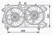 069422481010 Ventilátor chladenia motora MAGNETI MARELLI