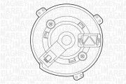 069412520010 Vnútorný ventilátor MAGNETI MARELLI