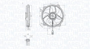 069422839010 Ventilátor chladenia motora MAGNETI MARELLI