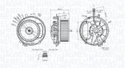 069412245010 Vnútorný ventilátor MAGNETI MARELLI