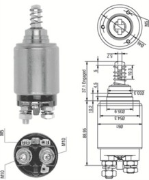 940113050252 Elektromagnetický spínač pre żtartér MAGNETI MARELLI