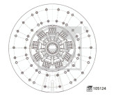 105124 Spojková lamela FEBI BILSTEIN