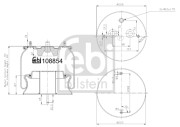 108854 Mech pneumatického prużenia FEBI BILSTEIN