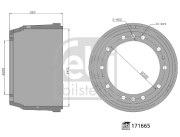 171665 Brzdový bubon FEBI BILSTEIN