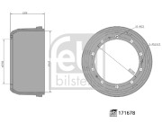 171678 Brzdový bubon FEBI BILSTEIN